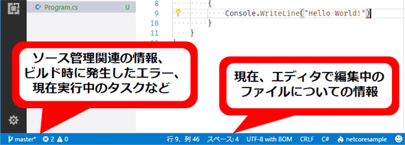 文字コード部分（ここでは「Shift JIS」）をクリックする