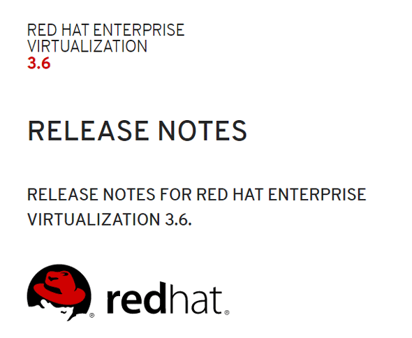 Red Hat Enterprise Virtualization 3.6̃[Xm[g