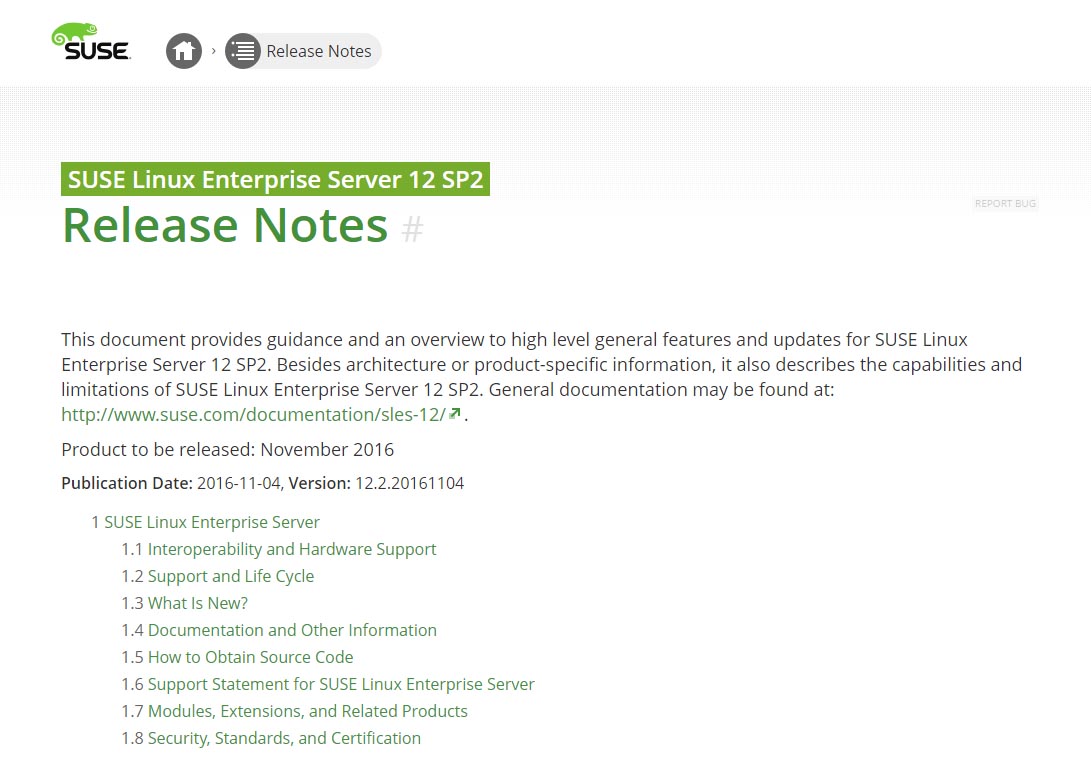 SUSE Linux Enterprise 12 Service Pack 2