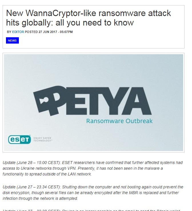 New WannaCryptor-like ransomware attack hits globally: all you need to know