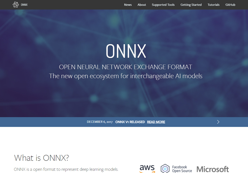 ONNXiOpen Neural Network ExchangejWebTCg