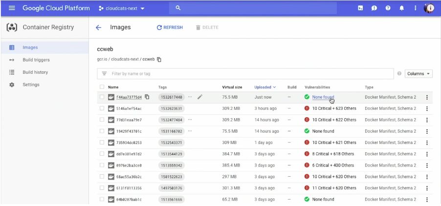 Container Registry Vulnerability ScanningLƂȂContainer Registry