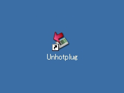 UnhotplugBʏ̓X^[gAbvɓėp