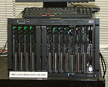 HotRod技術のデモを行ったブレードサーバ