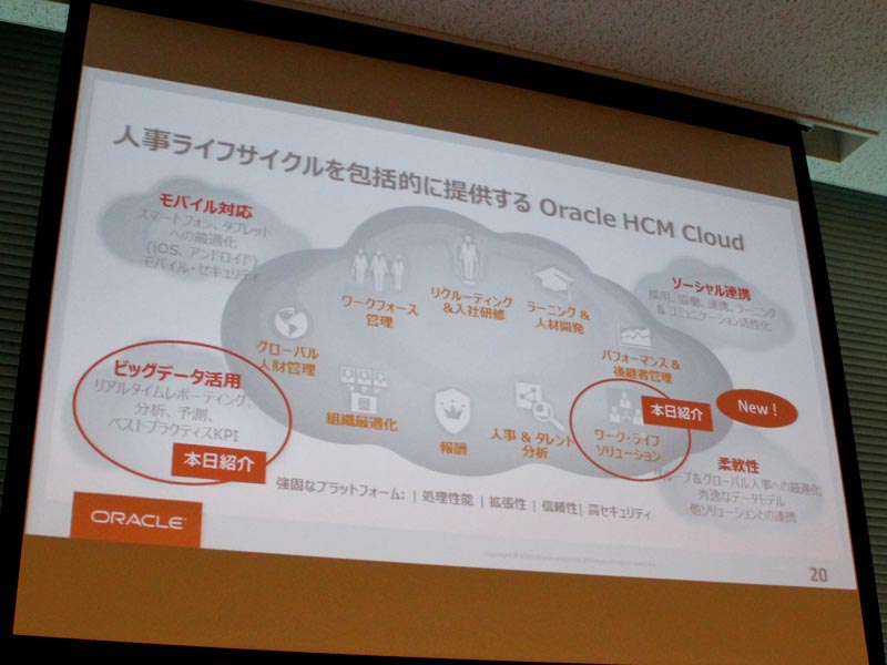 Oracle HCM Cloud̃Jo[͈