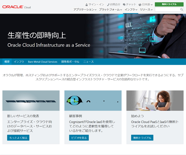 uOracle Cloud Infrastructure as a ServicevTCg