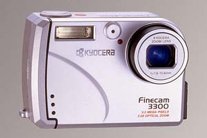 KYOCERA Finecam3300 デジタルカメラ 動作品 オールドコンデジ KYOCERA Finecam3300 デジタルカメラ 動作品 オールドコンデジ