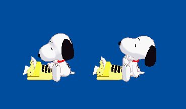 News 3dのスヌーピーが散歩する Snoopy