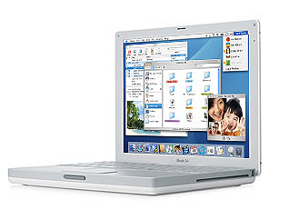 AppleアップルMac iBook G4 箱付CD付属初期化済12.1inch