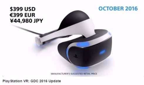 ソニーの「PlayStation VR」、4万4980円（希望小売価格）で10月発売へ - ITmedia NEWS