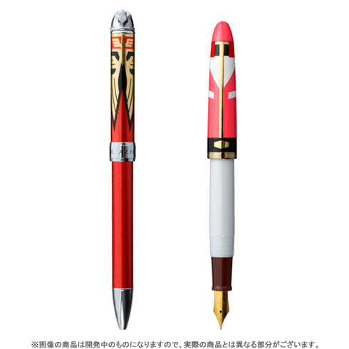 赤いシャアペンとセイラ万年筆の再会セット 機動戦士ガンダム35周年、セーラー万年筆が製造 - ねとらぼ
