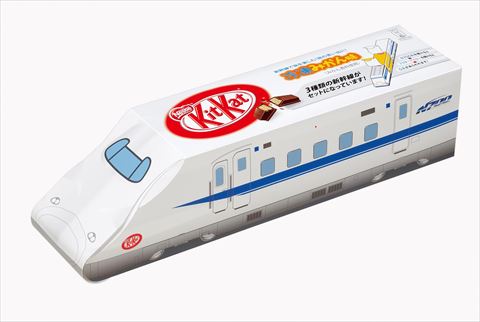 キットカットに新幹線パッケージの「冷凍みかん味」 東海道新幹線50周年記念 - ねとらぼ