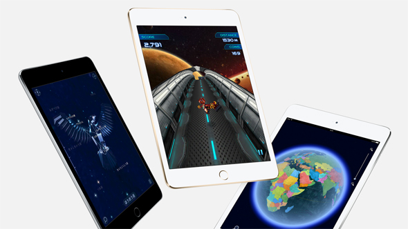 「iPad mini 4」発売 ボディはさらに薄く6.1ミリに - ITmedia PC USER