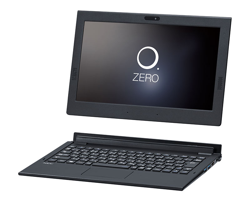 NEC、超軽量2in1ノート「LAVIE Hybrid ZERO」新モデルをCES 2016に参考出展 Core M搭載タブレット単体で500