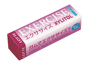 ロッテ、かんでエクササイズするガムを発売