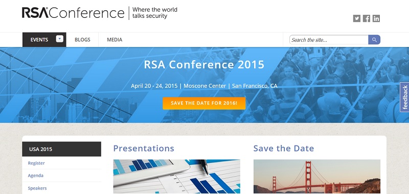 RSA Conference 2015̌TCgBCxgł́ARSAВ̃[u2014ŃAZLeB΍u鑤ɂƂāgsk̔NhvƏqׂƂ