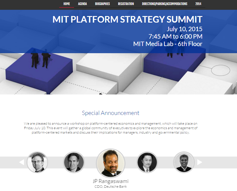 uMIT Platform Strategy SummitvWebTCgsNbNŊgt