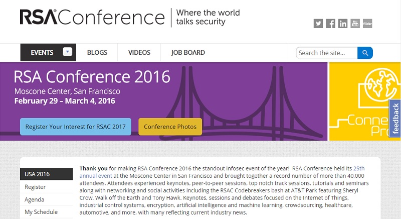 RSA Conference 2016̌TCgsNbNŊgt