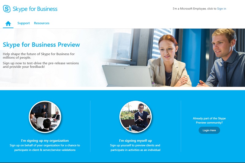 Skype for Business PreviewWebTCgsNbNŊgt