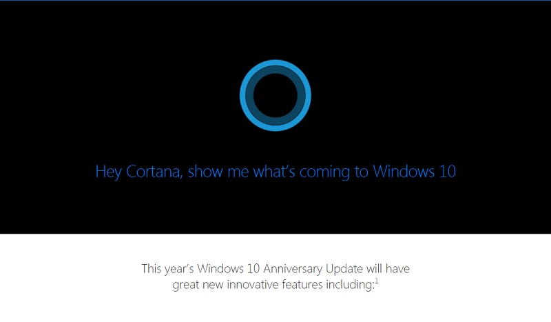 ƌ@\[Windows 10 Anniversary UpdatecciʂMicrosoft̐iЉy[WjsNbNŊgt