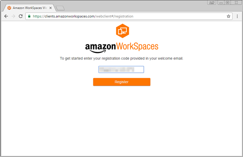 Amazon WorkSpaces Web Access̉ʁioTFAmazonjsNbNŊgt