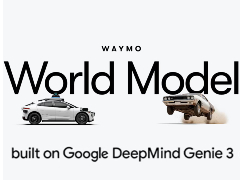 Waymo�ADeepMind�́uGenie 3�v�Ŏ����^�]���V�~�����[�g�@�u�������v�̏󋵂𖳌��ɐ���