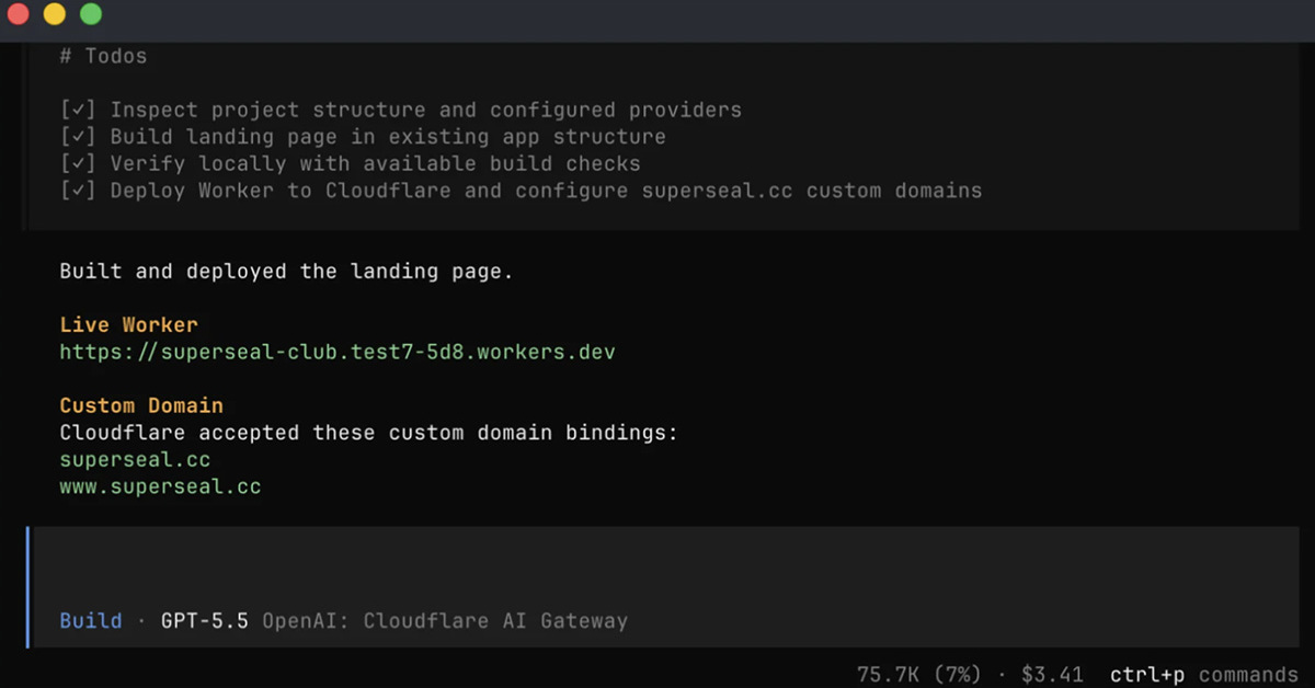 Cloudflare AI Agents Handle Domain to Deployment