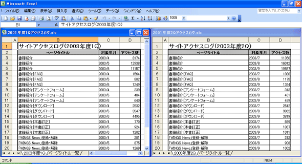 Excelのシートやセルを利用しやすいように表示する Tech Tips It