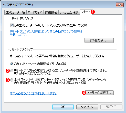 Windowsでリモートから リモート デスクトップ を許可する Tech Tips It