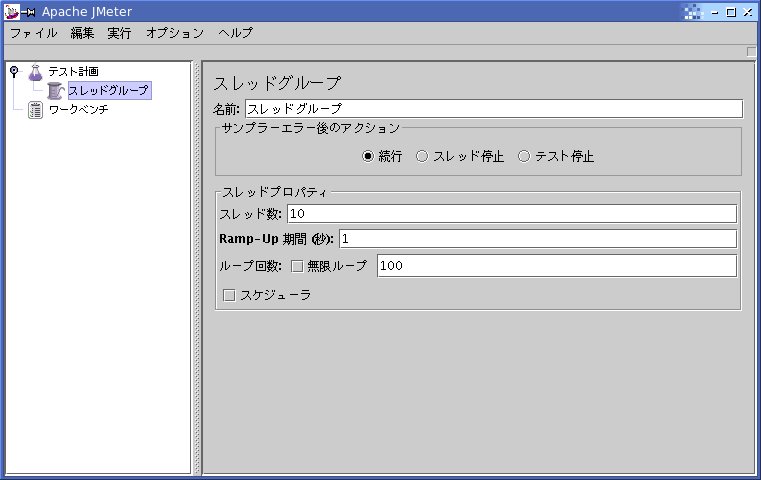 Jmeterによるwebサーバ性能評価の勘所 実用 Apache 2 0運用 管理術 2 1 3 ページ It