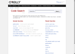 Code Search - O’Reilly Labsのトップページ