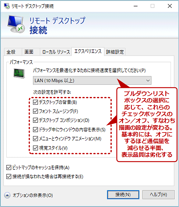 リモートワーク自由自在 リモートデスクトップの応答性能をアップする