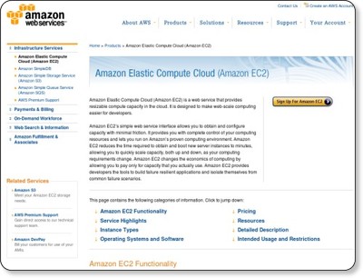 Amazon Elastic Compute Cloud (Amazon EC2) via kwout