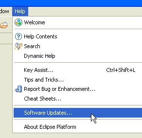 図3　［Software Updates］を選択