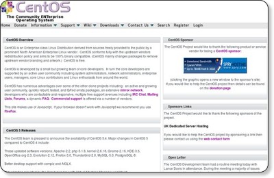 www.centos.org - The Community ENTerprise Operating System via kwout