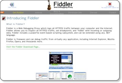 Fiddler Web Debugger - A free web debugging tool via kwout