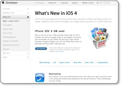 What's New in iOS 4 - Apple Developer via kwout