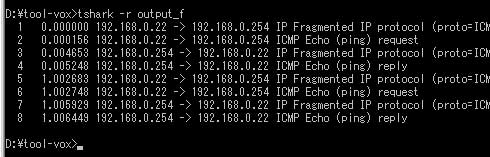 }14@1Dtshark -i N -a filesize:10 -w output_f -f "icmp"̌