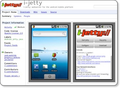 i-jetty - Project Hosting on Google Code via kwout