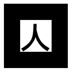 図3　マーカー「kanji」