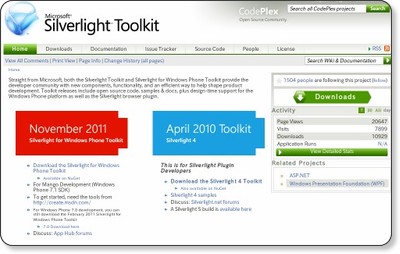 Silverlight Toolkit via kwout