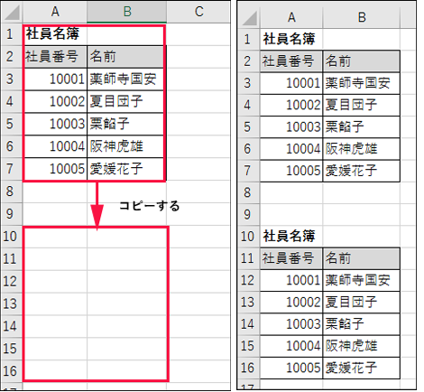 Excelの基本オブジェクト セル の参照 移動 コピー 選択 挿入 削除 Excelマクロ Vbaで始める業務自動化プログラミング入門 4 2 4 ページ It