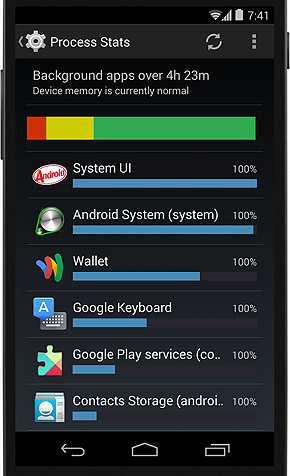 Android 4 4のメモリ使用状況を把握する3つのツールの使い方 Androidで動く携帯javaアプリ作成入門 49 2 2 ページ It