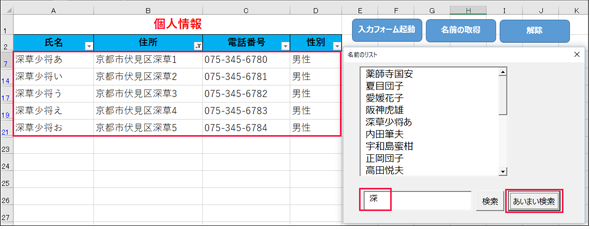 Excelに入力フォームを作成 コントロールを追加 表示 ボタンでイベント実行 Excelマクロ Vbaで始める業務自動化プログラミング入門 12 3 3 ページ It