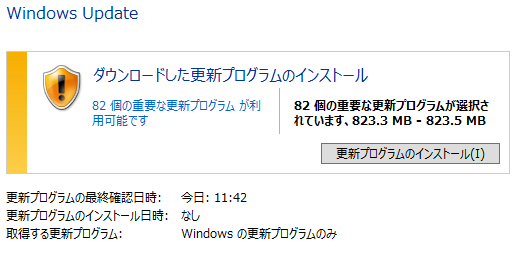 1@Windows Server 2012CXg[Windows Updateł́A82̏dvȍXVvOIꂽ