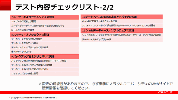 Oracle Master Bronze Oracle Database 12c Bronze Dba 試験ポイント解説編 1 3 Oracle Master 12cの攻め方 3 It