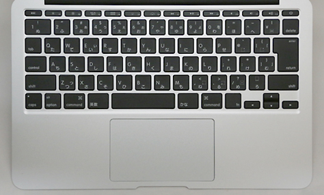 MacBook Airの日本語キーボード