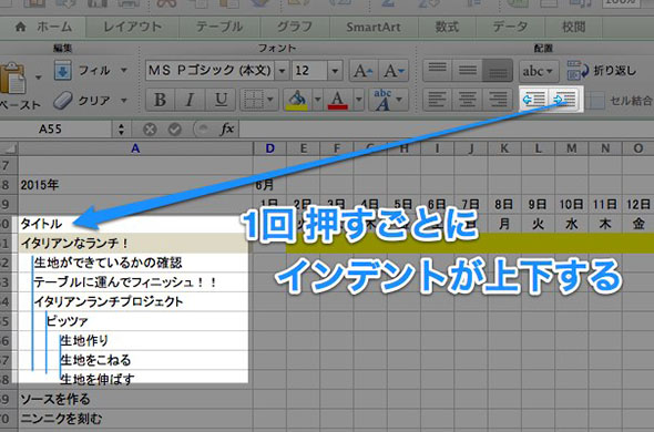 Excelガントチャート作成の基本 関数とグラフで負荷状況を 見える化 する 1 2 初めてのガントチャート 3 It