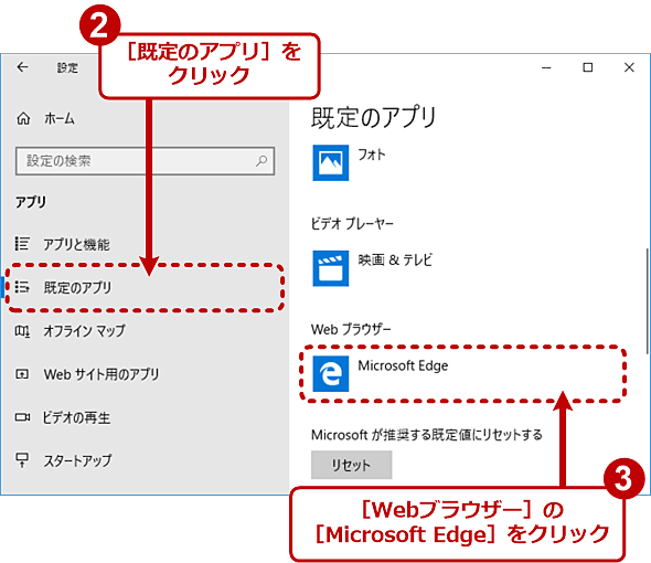 Windows 10のデフォルトのwebブラウザをmicrosoft Edgeから別のブラウザに変更する Tech Tips It