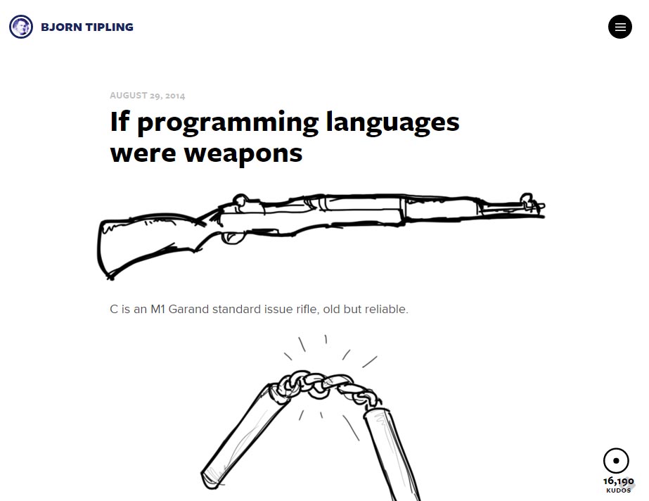 uIf programming languages were weaponsv